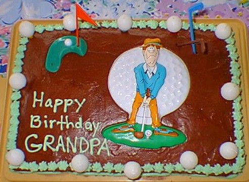 Grandpa's birthday cake