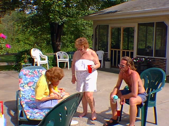 Mom, Emily, Grandma and Uncle Jim